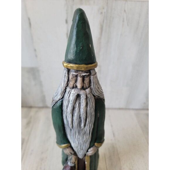 Folkart Santa Claus rustic Xmas Decor figure three kings man - Picture 2 of 15